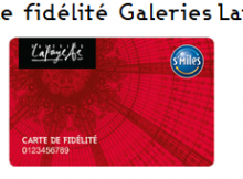 carte galeries lafayette