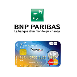 carte provisio BNP