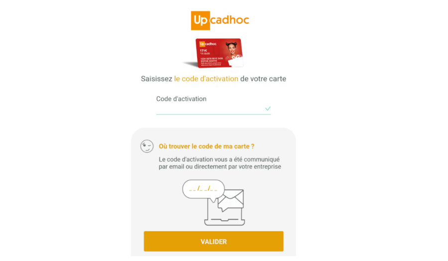 activer la carte Cadhoc