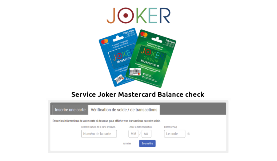 solde de la carte Joker