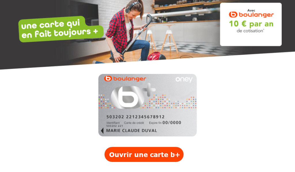 Ouvrir Carte B+ Boulanger | Demande En Ligne