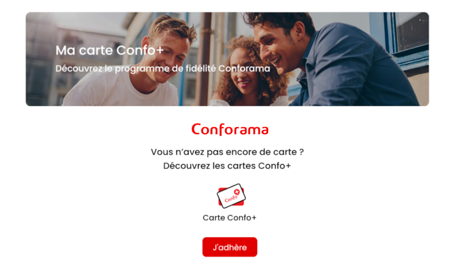 carte Conforama Confo+