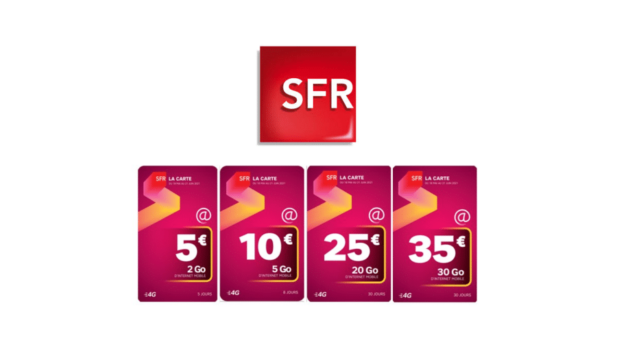 recharge SFR La Carte