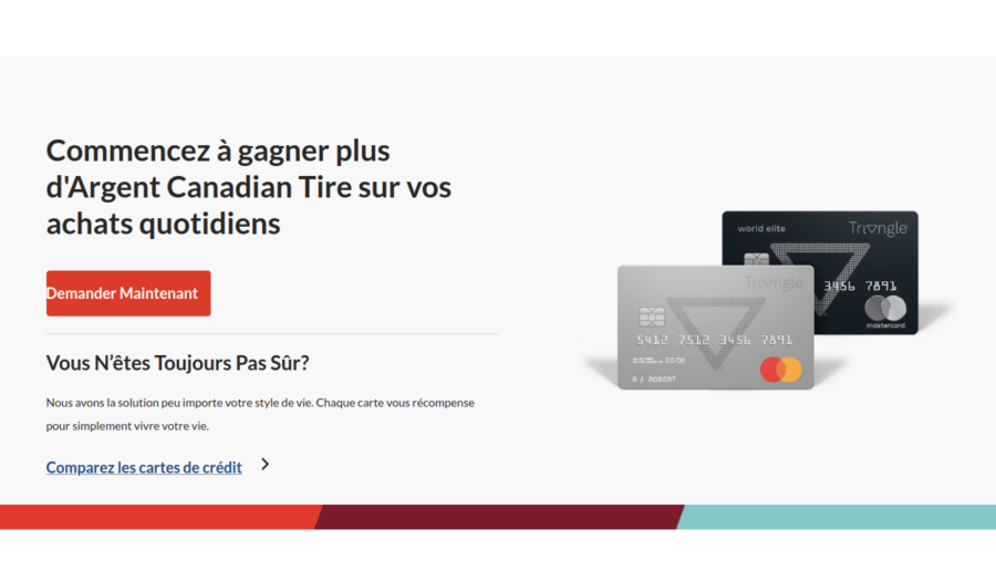 demande de carte Mastercard Triangle