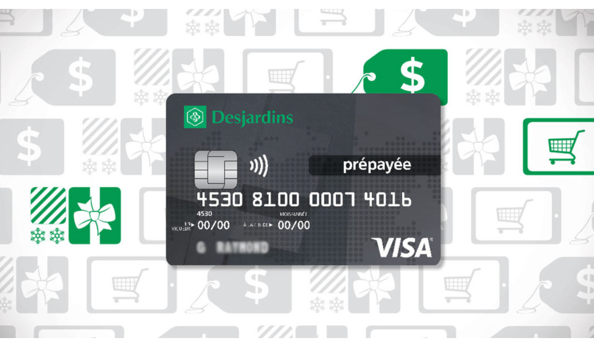 Carte visa prépayée desjardins