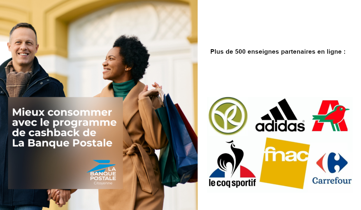 Liste des partenaires Cashback La Banque Postale