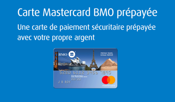 carte prépayée BMO