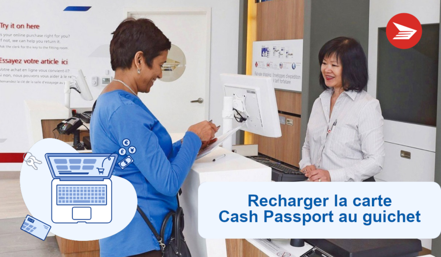 recharger la carte Cash Passport