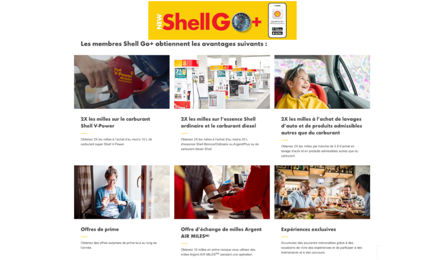 avantages membres shell go+