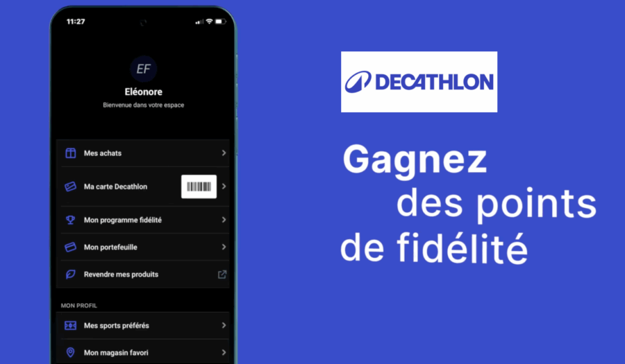 carte decathlon points fidélité