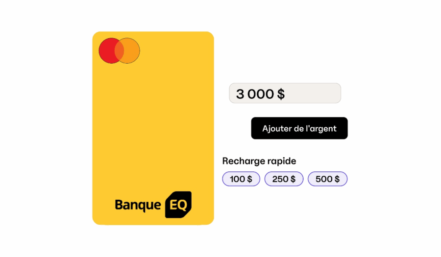 ajouter de l'argent carte EQ