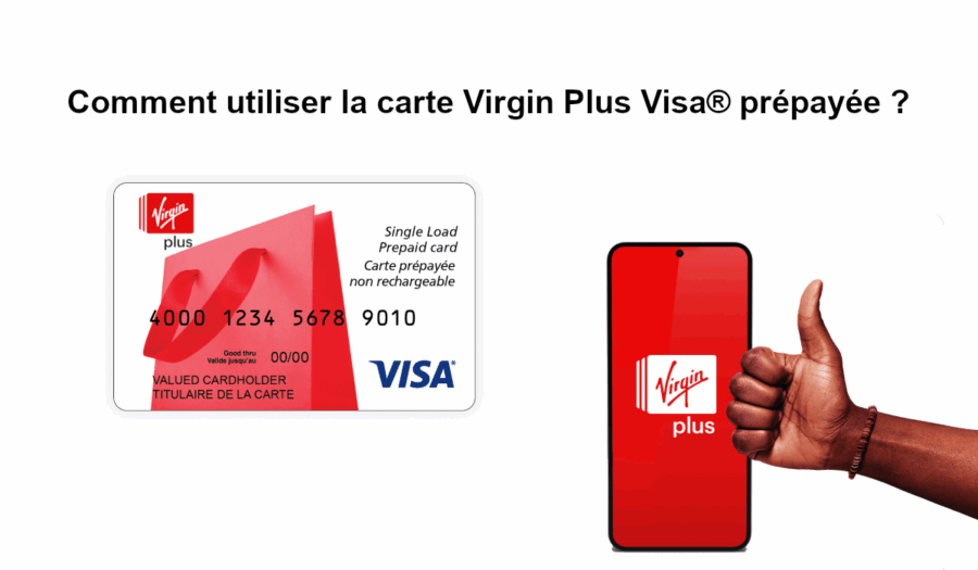 virgin carte prépayée 100 $