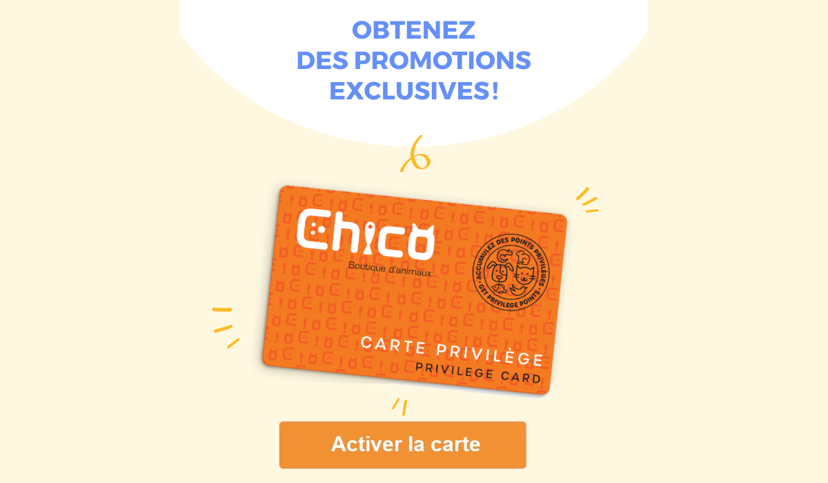 Activer la carte Chico privilège