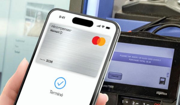 paiement sans contact avec la carte de crédit Walmart