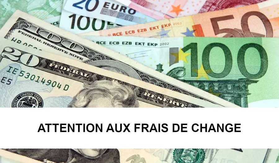 frais de change de devise
