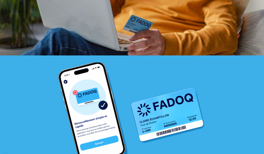 carte fadoq sur app